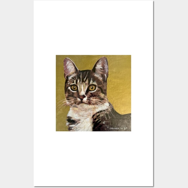 Portrait of Schank's Tabby Cat #1 Wall Art by gjspring